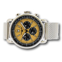 Load image into Gallery viewer, Chase Durer By Invicta Men's Aviator Silver and Gold Mesh Chrono Watch CDW-0151-Klawk Watches