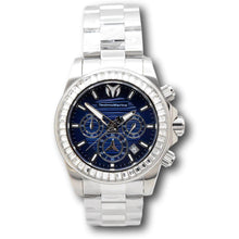 Load image into Gallery viewer, TechnoMarine Manta Ray Lux Mens 42mm 48 Crystals Blue Chrono Watch TM-222002-Klawk Watches