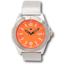 Load image into Gallery viewer, Chase Durer By Invicta Mens 45mm Orange Super Nova Glow Mesh Band Watch CDW-0180-Klawk Watches