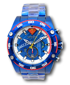 Invicta DC Comics Superman Men's 52mm Blue Limited Ed Chronograph Watch 41237-Klawk Watches