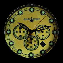 Load image into Gallery viewer, Chase Durer CDW-0118 Men’s 50mm Gray Chronograph Watch Orange Full Lume Dial-Klawk Watches