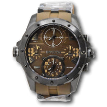 Load image into Gallery viewer, Invicta Coalition Forces Sniper Mens 50mm 4-Time Zone Brown Military Watch 39357-Klawk Watches