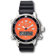 Load image into Gallery viewer, Invicta Pro Diver Men's 46.5mm Orange Dual Time Digital Ana-Digi Watch 48368-Klawk Watches