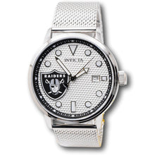 Load image into Gallery viewer, Invicta NFL Las Vegas Raiders Men's 44mm Mesh Stainless Quartz Watch 47970-Klawk Watches