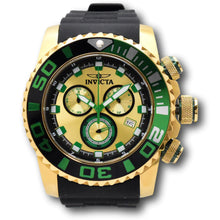 Load image into Gallery viewer, Invicta Sea Hunter Gold Men's 52mm Black & Green Fly Back Chrono Watch 48987-Klawk Watches