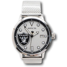 Load image into Gallery viewer, Invicta NFL Las Vegas Raiders Men's 44mm Mesh Stainless Quartz Watch 47970-Klawk Watches