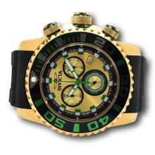 Load image into Gallery viewer, Invicta Sea Hunter Gold Men's 52mm Black & Green Fly Back Chrono Watch 48987-Klawk Watches