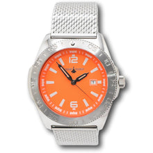 Load image into Gallery viewer, Chase Durer By Invicta Mens 45mm Orange Super Nova Glow Mesh Band Watch CDW-0180-Klawk Watches