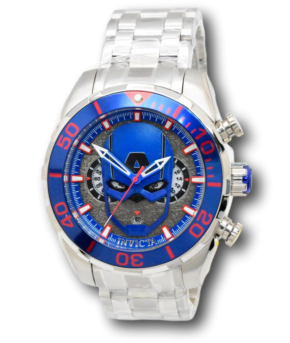 時計 INVICTA CAPTAIN AMERICA LIMITED EDITION Invicta Marvel Captain America Bolt 51mm Steel Limited