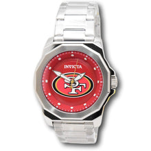 Load image into Gallery viewer, Invicta NFL San Francisco 49er Men's 42mm Red Dial Stainless Quartz Watch 47923-Klawk Watches