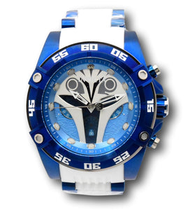 Invicta Star Wars Bo Katan Mens 52mm Limited Edition White Chrono Watch 41281-Klawk Watches