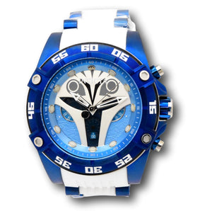 Invicta Star Wars Bo Katan Mens 52mm Limited Edition White Chrono Watch 41281-Klawk Watches