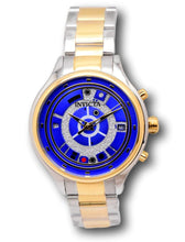 Load image into Gallery viewer, Invicta Star Wars R2-D2 Women's 38mm Gold Dual Time Limited Glitter Watch 41391-Klawk Watches