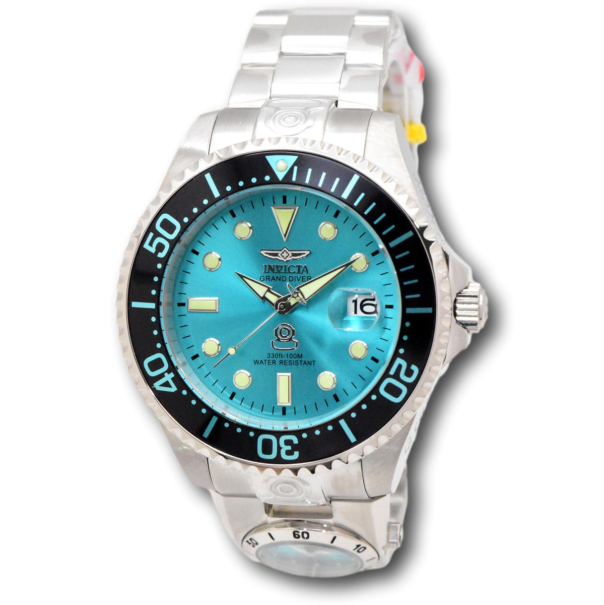 Invicta Grand Diver Automatic Dual Time Men's 47mm Stainless Watch