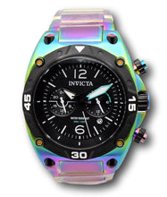 Load image into Gallery viewer, Invicta Aviator 24-hour Dual Time Men's 50mm Iridescent Rainbow Watch 40269-Klawk Watches