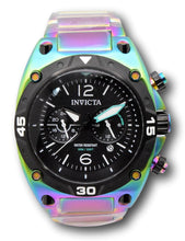 Load image into Gallery viewer, Invicta Aviator 24-hour Dual Time Men's 50mm Iridescent Rainbow Watch 40269-Klawk Watches