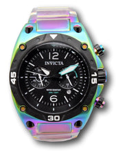 Load image into Gallery viewer, Invicta Aviator 24-hour Dual Time Men's 50mm Iridescent Rainbow Watch 40269-Klawk Watches
