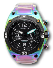 Load image into Gallery viewer, Invicta Aviator 24-hour Dual Time Men's 50mm Iridescent Rainbow Watch 40269-Klawk Watches