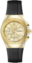 Load image into Gallery viewer, TechnoMarine Cruise Glitz Crystals 45mm Men's Chronograph Gold Black TM-125012-Klawk Watches