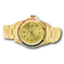 Load image into Gallery viewer, Invicta Angel Women's 40mm Gold Watch 42 Rainbow CZ Bezel Quartz 20022-Klawk Watches