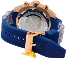 Load image into Gallery viewer, Invicta Bolt Men's 52mm Rose Gold Blue Cable Silicone Chronograph Watch 31434-Klawk Watches