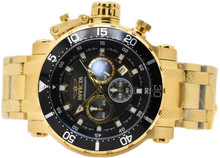 Load image into Gallery viewer, Invicta Coalition Forces Night Hawk Men's 52mm Gold & Black Chrono Watch 32720