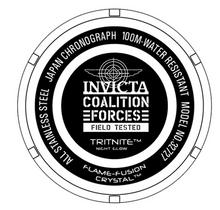 Load image into Gallery viewer, Invicta Coalition Forces Shadow Edition Men's 52mm Black Chrono Watch 32727-Klawk Watches