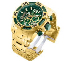 Load image into Gallery viewer, Invicta Pro Diver Scuba 50mm Green Dial Gold Carbon Fiber Chronograph Watch