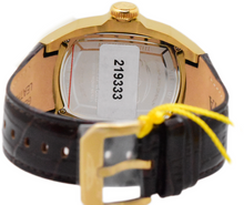 Load image into Gallery viewer, Invicta Lupah Abalone Dial Mens 47mm GMT Day/Date Quartz Watch 35193 Brown Strap-Klawk Watches