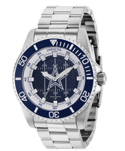 Load image into Gallery viewer, Invicta NFL Dallas Cowboys Men's 47mm Blue Dial Stainless Quartz Watch 36923-Klawk Watches