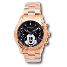 Load image into Gallery viewer, Invicta Disney Men's 44mm Mickey Rose Gold Dual-Time Limited Edition Watch 37817-Klawk Watches