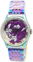 Load image into Gallery viewer, Invicta Purple Dragon MOP Automatic Women's 38mm Iridescent Rainbow Watch 39863