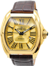 Load image into Gallery viewer, Invicta Pro Diver Automatic Golden Classic Men's 48mm Brown Leather Watch 44509-Klawk Watches