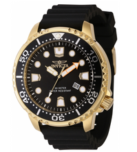 Load image into Gallery viewer, Invicta Pro Diver Men's 48mm Quartz Watch 44833 Black Gold Lume Markers 50M-Klawk Watches