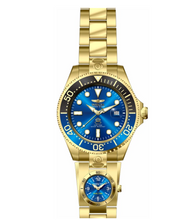 Load image into Gallery viewer, Invicta Grand Diver 47mm Men's Gold Blue Dial Batman Bezel Automatic Dual Time-Klawk Watches