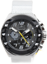 Load image into Gallery viewer, Invicta Racing Men's 48mm Black Stainless Mesh Bracelet Chronograph Watch 47203-Klawk Watches