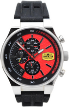 Load image into Gallery viewer, Invicta Racing Men's 44mm Red Honeycomb Dial Black Dual Time Sport Watch 47739