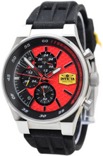 Load image into Gallery viewer, Invicta Racing Men's 44mm Red Honeycomb Dial Black Dual Time Sport Watch 47739