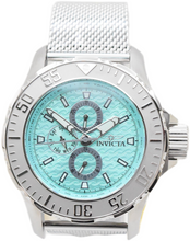 Load image into Gallery viewer, Invicta Deepwave Pro Diver 50mm Turquoise Dial Day Date Mesh Watch 48012