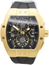 Load image into Gallery viewer, Invicta Racing Gridlock Men's 47mm Skeleton Dial Black & Gold Watch 48029