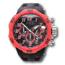 Load image into Gallery viewer, Invicta Venom Hydra Red Aqua Plated Black Silicone Chronograph Watch 52mm 48237-Klawk Watches