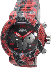 Load image into Gallery viewer, Invicta Pro Diver Exclusive Cobra Strike Black & Red Aqua Plating Chrono Watch-Klawk Watches