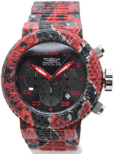 Load image into Gallery viewer, Invicta Pro Diver Exclusive Cobra Strike Black & Red Aqua Plating Chrono Watch-Klawk Watches