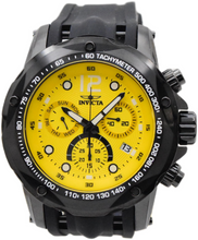 Load image into Gallery viewer, Invicta Speedway Turbo Men's 51mm Yellow Dial Z60 Swiss Chronograph Watch 48908