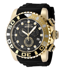Load image into Gallery viewer, Invicta Sea Hunter Gold Black Dial Flyback Chronograph 52mm Men's Watch 48988-Klawk Watches