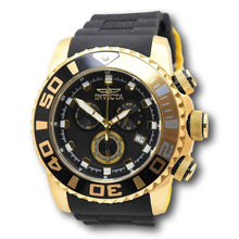 Load image into Gallery viewer, Invicta Sea Hunter Gold Black Dial Flyback Chronograph 52mm Men's Watch 48988-Klawk Watches