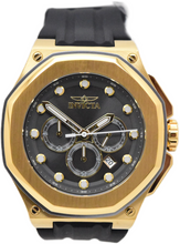 Load image into Gallery viewer, Invicta Akula Kasmat Men's 50mm Gray Dial Gold Chronograph Watch 49142-Klawk Watches