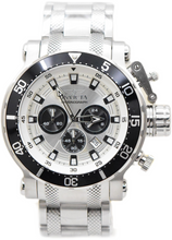 Load image into Gallery viewer, Invicta Coalition Forces Panda Dial Men's 52mm Quartz Silver Chrono Watch 49223-Klawk Watches