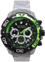 Load image into Gallery viewer, Invicta Commander TI-22 Titanium Men's 48mm Green Black Chrono Watch 49494-Klawk Watches