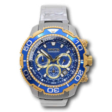 Load image into Gallery viewer, Invicta Commander TI-22 Titanium Men's 48mm Blue & Gold Chrono Watch 49496-Klawk Watches